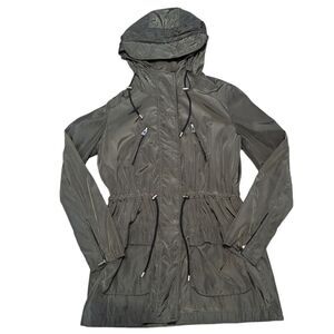 Zara Olive Hooded Jacket